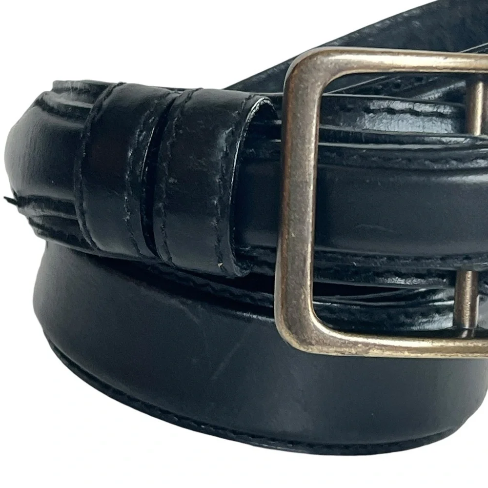 Nocona 34 Black Genuine Leather Western Belt Cowgirl Casual